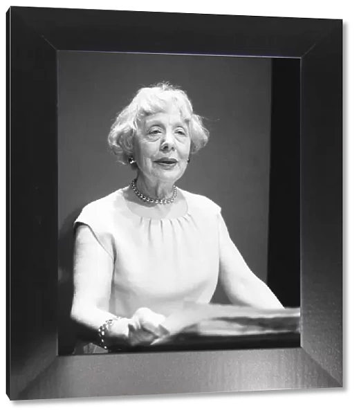 Dame Edith Evans in the role of narrator in the play Black Girl In Search of God at