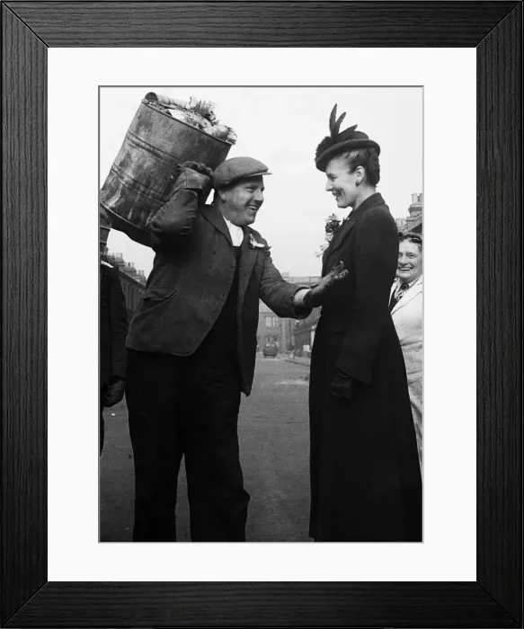 Framed Print : Making a polling day tour of her Fulham constituency. Dr Edith Summerskill Framed Print : Making a polling day tour of her Fulham constituency. Dr Edith Summerskill