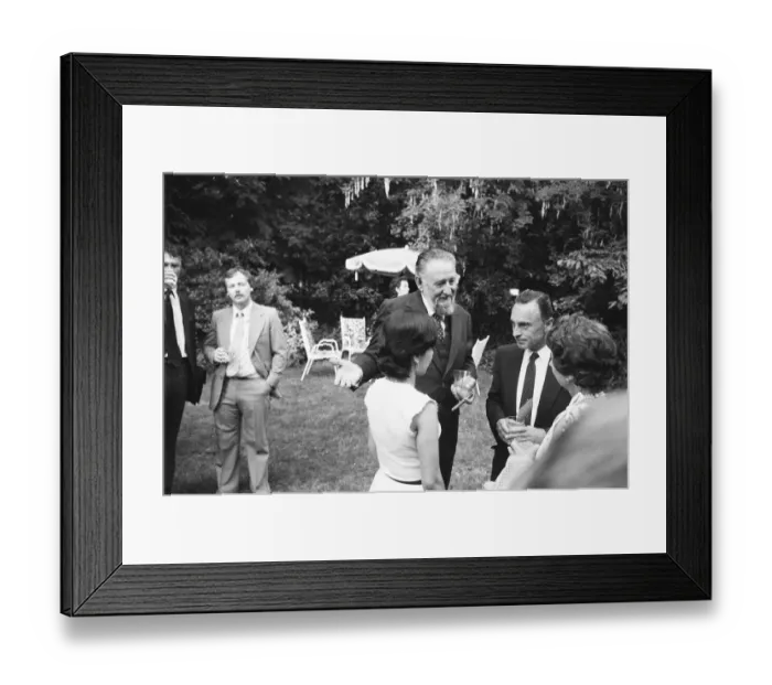 Framed Print : Ramon Castro, brother of the famous Fidel Castro (who was at the time President of Cuba)