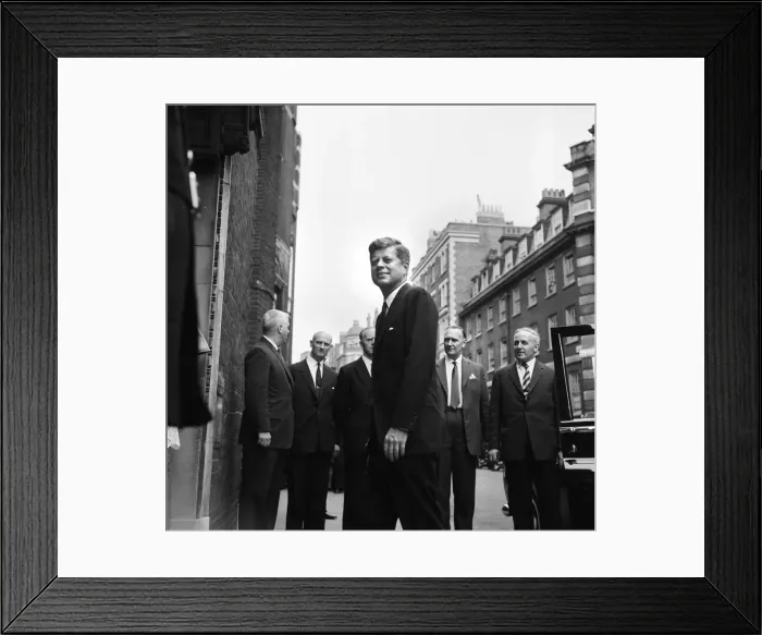 Framed Print : Second day of the private visit to London of American President John F Framed Print : Second day of the private visit to London of American President John F