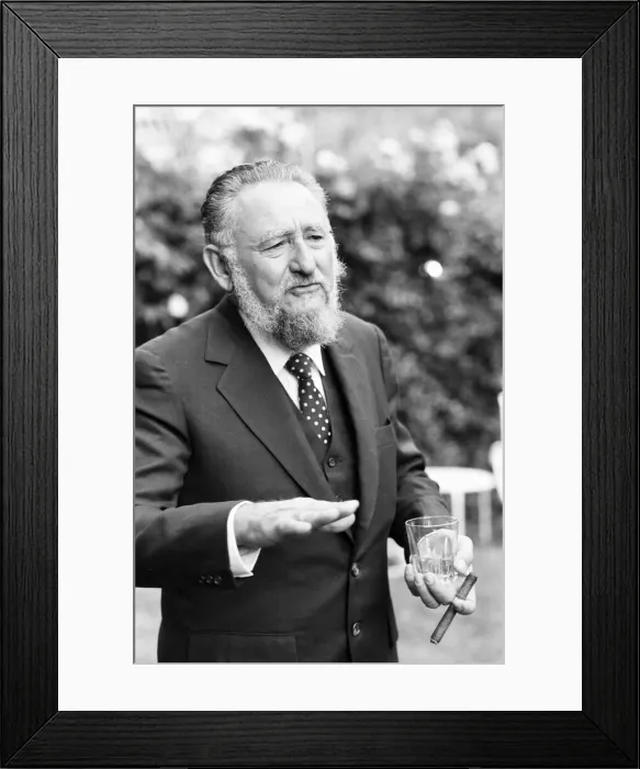 Framed Print : Ramon Castro, brother of the famous Fidel Castro (who was at the time President of Cuba)