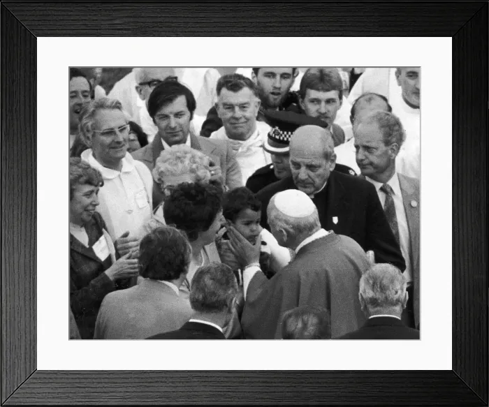Framed Print : Pope John Paul II Mass at Heaton Park, Manchester, Monday 31st May 1982