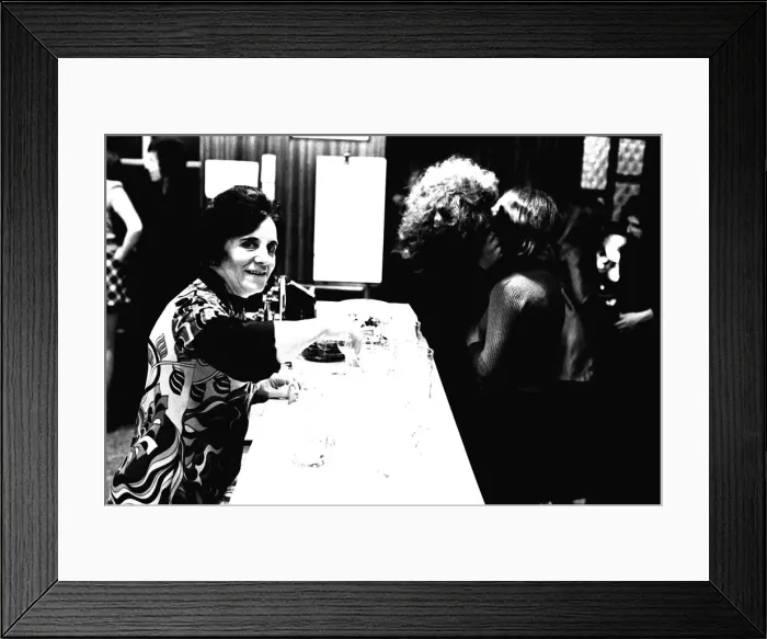 Framed Print : A series of pictures taken 22 October 1972 depicting that the nightlife
