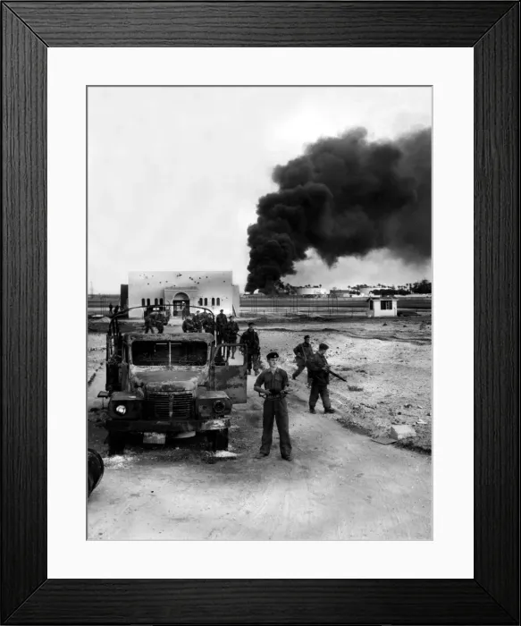 Framed Print : The Suez Crisis war in Egypt, 29th October to 6th November Framed Print : The Suez Crisis war in Egypt, 29th October to 6th November