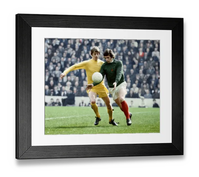 Framed Print : FA Cup Semi Final match at Hillsborough Leeds United 3 v Birmingham City 0 Birmingham