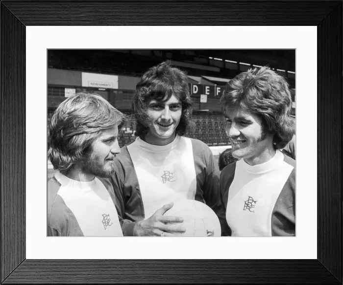 Framed Print : Birmingham City players left to right: Phillips, Trevor Francis and Osborne Framed Print : Birmingham City players left to right: Phillips, Trevor Francis and Osborne