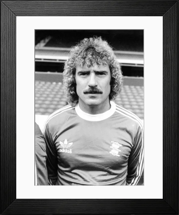 Framed Print : Gerry Pendrey Birmingham City football player July 1979 Framed Print : Gerry Pendrey Birmingham City football player July 1979