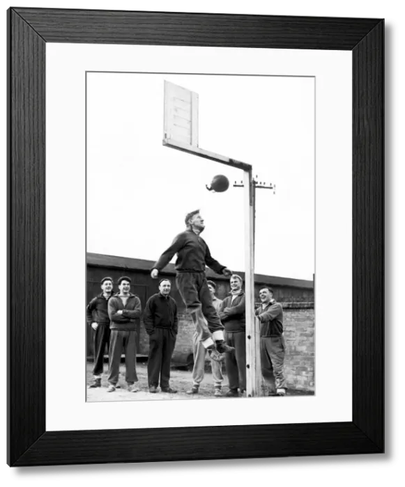 Framed Print : Birmingham City training. 26th November 1953 Framed Print : Birmingham City training. 26th November 1953