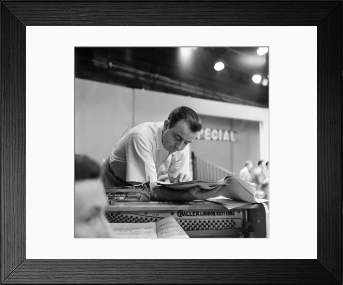 Framed Print : Behind the Scenes, on the set of BBC TV Programme, Six-Five Special Framed Print : Behind the Scenes, on the set of BBC TV Programme, Six-Five Special