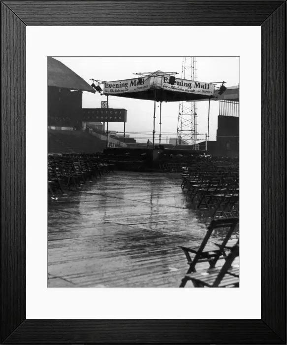 Framed Print : St Andrews, the home of Birmingham City football club, is prepared for the upcoming Framed Print : St Andrews, the home of Birmingham City football club, is prepared for the upcoming