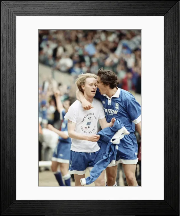 Framed Print : Auto Windscreens Shield Final at Wembley. Birmingham City v Carlisle Paul