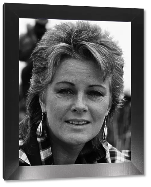 Anni-Frid Lyngstad, formerly of Swedish pop group ABBA, pictured in London to launch her