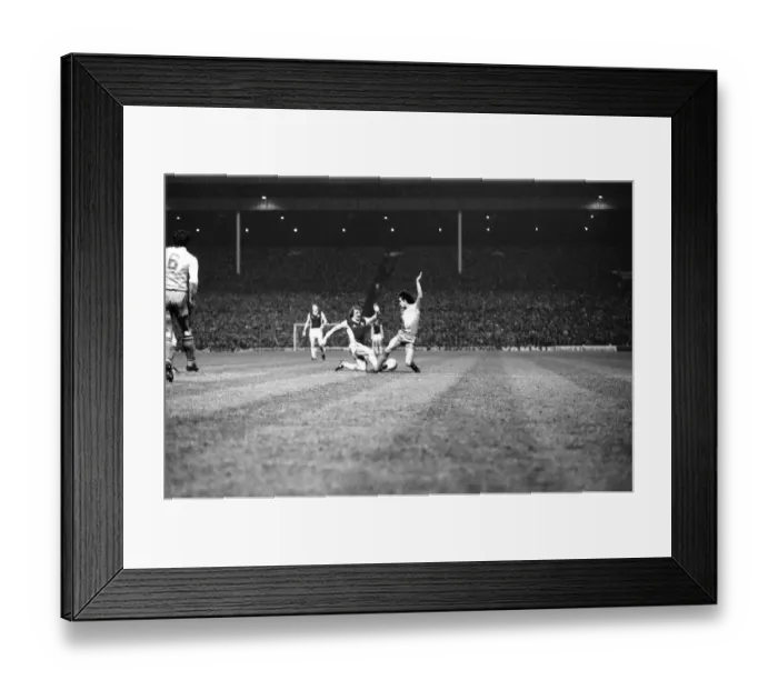 Framed Print : Aston Villa 3-0, European Super Cup 2nd match at Villa Park, Birmingham