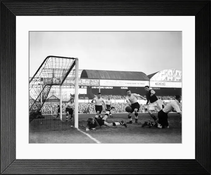Framed Print : Aston Villa 2-1 Bolton, FA Cup 2nd Replay at Villa Park, Monday 17th January 1949 Framed Print : Aston Villa 2-1 Bolton, FA Cup 2nd Replay at Villa Park, Monday 17th January 1949
