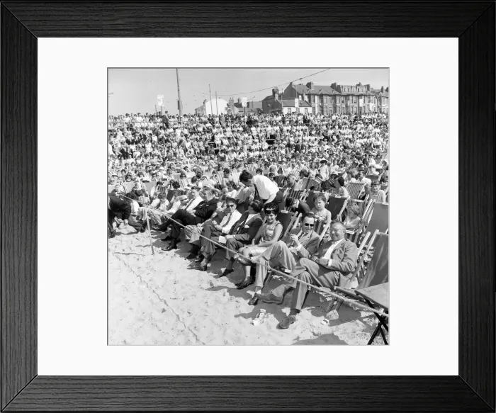 Framed Print : Bathing Beauty Competition, Daily Mirror Blackpool Week 1963. August 1963 Framed Print : Bathing Beauty Competition, Daily Mirror Blackpool Week 1963. August 1963