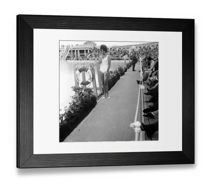 Framed Print : Miss Blackpool 1963 Beauty Competition won by Cheryl Driscoll 18 Framed Print : Miss Blackpool 1963 Beauty Competition won by Cheryl Driscoll 18