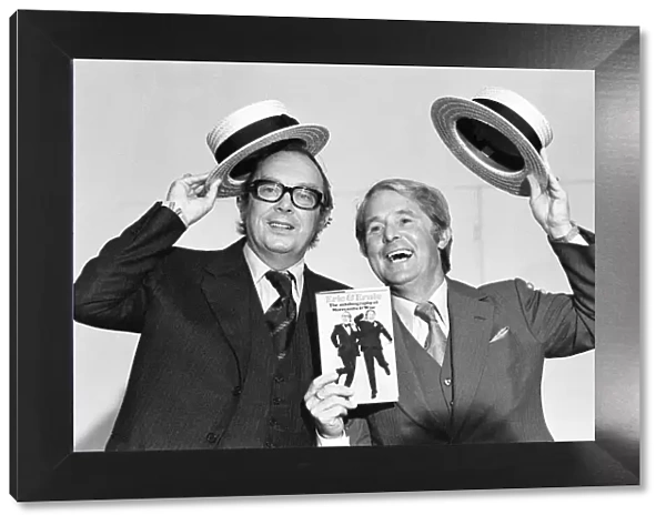 Eric Morecambe and Ernie Wise, photo-call launch party for their joint autobiography