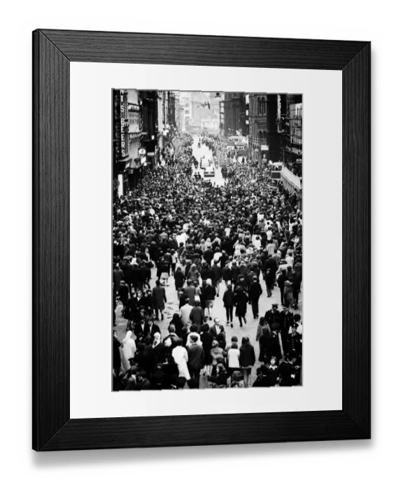 Framed Print : The Beatles in Liverpool, 10th July 1964. Liverpool film premiere of `A Hard Day Framed Print : The Beatles in Liverpool, 10th July 1964. Liverpool film premiere of `A Hard Day