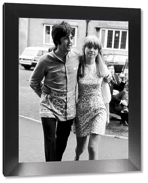 Paul McCartney & Jane Asher, Bangor, North Wales, Sunday 27th August 1967