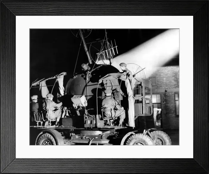 Framed Print : 537 Searchlight Regt. R. A. (T. A. ) Tyne Electrical Engineers