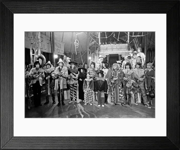 Framed Print : The Rolling Stones Rock n Roll Circus TV special, Intertel Studios Framed Print : The Rolling Stones Rock n Roll Circus TV special, Intertel Studios