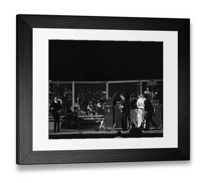 Framed Print : The Beatles in concert at the Cow Palace, San Francisco, California, USA Framed Print : The Beatles in concert at the Cow Palace, San Francisco, California, USA
