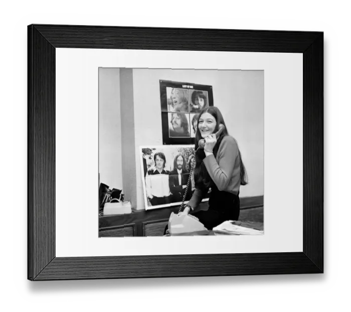 Framed Print : Freda Kelly, 26, The Beatles Official Fan Club Secretary Framed Print : Freda Kelly, 26, The Beatles Official Fan Club Secretary