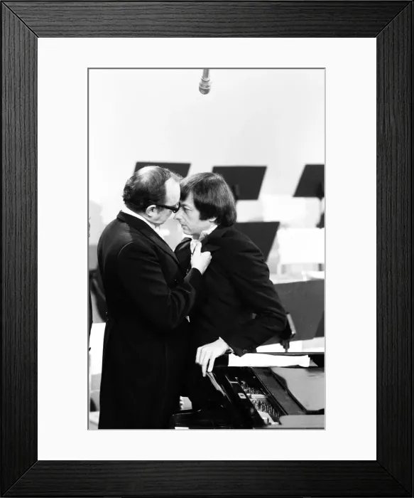 Framed Print : Andre Previn, Guest Stars on the Morecambe & Wise Show, 7th December 1971 Framed Print : Andre Previn, Guest Stars on the Morecambe & Wise Show, 7th December 1971
