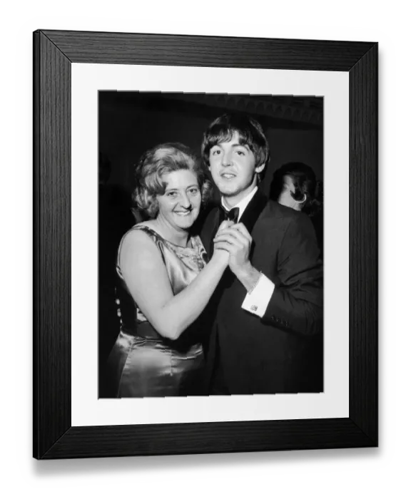 Framed Print : Paul McCartney and his Aunt Joan enjoy a dance at reception held at The Dorchester Hotel Framed Print : Paul McCartney and his Aunt Joan enjoy a dance at reception held at The Dorchester Hotel