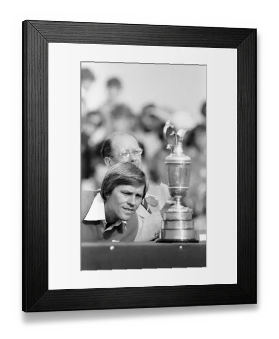 Framed Print : Bill Rogers, 29, from Texas, wins the 1981 Open golf championship at Sandwich, Kent Framed Print : Bill Rogers, 29, from Texas, wins the 1981 Open golf championship at Sandwich, Kent
