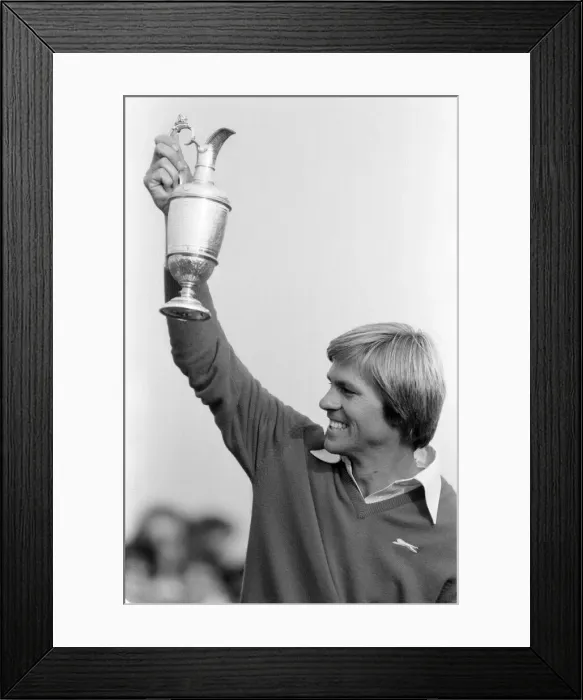 Framed Print : Bill Rogers, 29, from Texas, wins the 1981 Open golf championship at Sandwich, Kent Framed Print : Bill Rogers, 29, from Texas, wins the 1981 Open golf championship at Sandwich, Kent