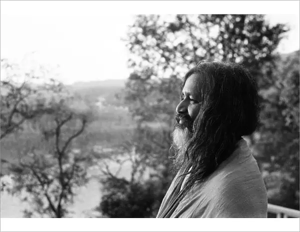 Maharishi Mahesh Yogi who met up with the Beatles when they visited India February 1968