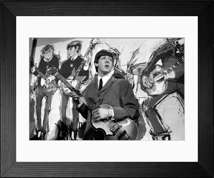 Framed Print : The Beatles at Television House, Kingsway, for an appearance on the television Show Framed Print : The Beatles at Television House, Kingsway, for an appearance on the television Show