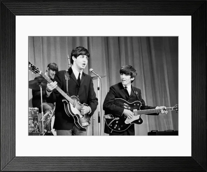 Framed Print : The Beatles on Sunday Night at the London Palladium. Paul McCartney Framed Print : The Beatles on Sunday Night at the London Palladium. Paul McCartney