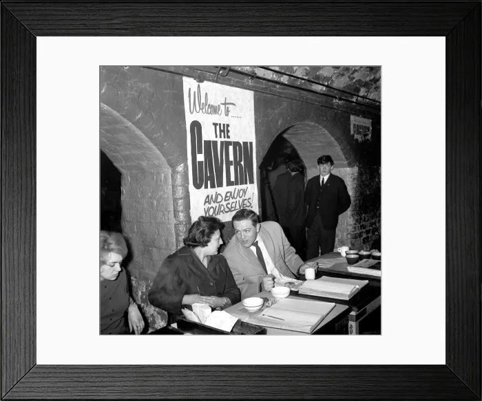 Framed Print : The Beatles May 1964 The Cavern Club in Matthew Street where the Beatles made their name Framed Print : The Beatles May 1964 The Cavern Club in Matthew Street where the Beatles made their name