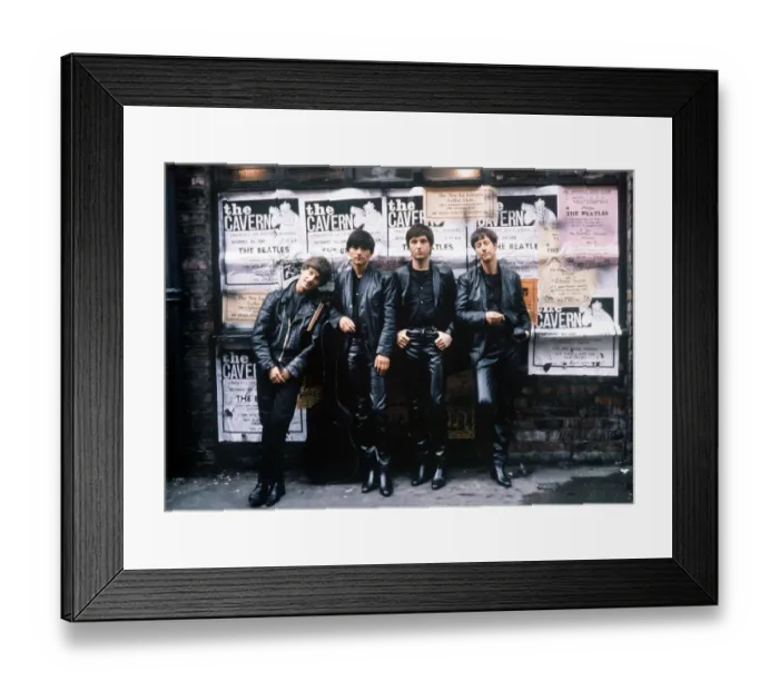Framed Print : Actors portraying the Beatles in the 1979 Dick Clark film, Birth Of The Beatles