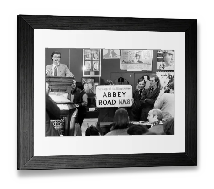 Framed Print : The Beatles Memorabilia Auction Beatlemania Again This time it was the first ever Rock