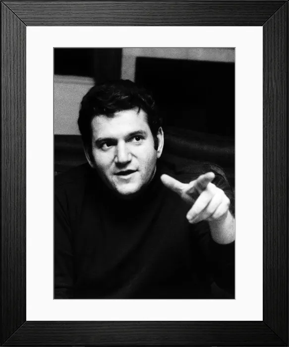 Framed Print : Allen Klein former manager of The Beatles, pictured July 1969 Framed Print : Allen Klein former manager of The Beatles, pictured July 1969