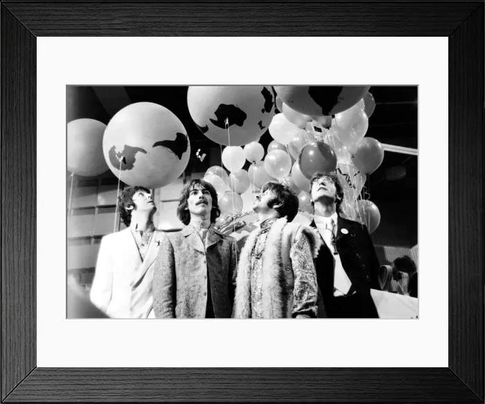 Framed Print : Press call for Our World, the first live global television link