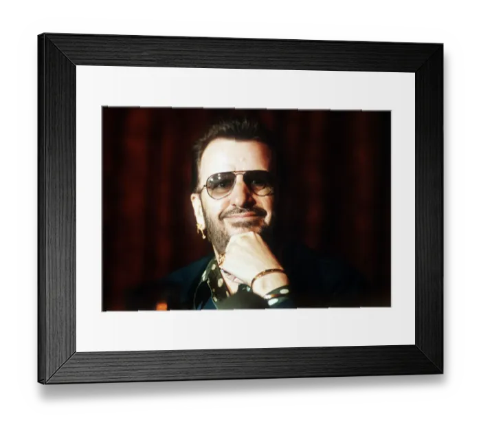 Framed Print : Ringo Starr ex drummer of The Beatles Circa 1980s Framed Print : Ringo Starr ex drummer of The Beatles Circa 1980s