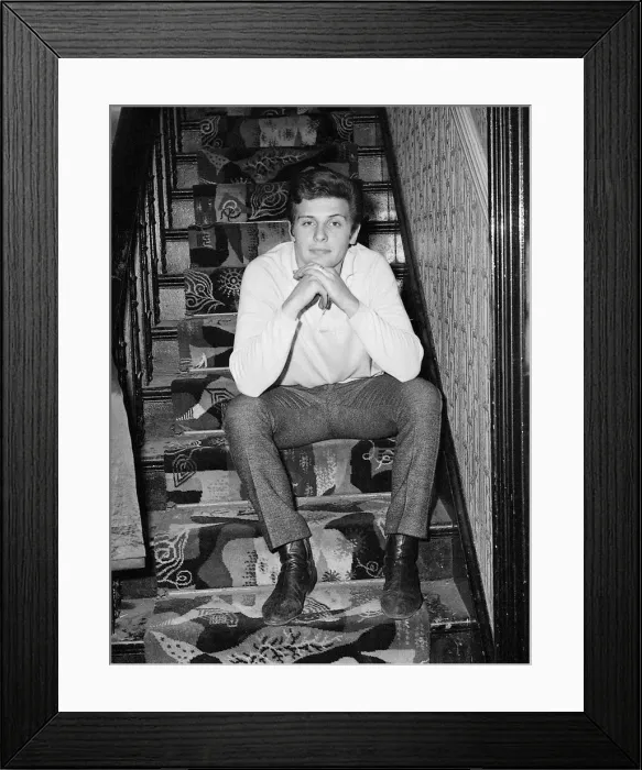 Framed Print : Pete Best, former Beatles drummer, at home in Hymans Green Framed Print : Pete Best, former Beatles drummer, at home in Hymans Green