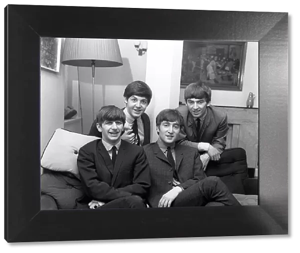 The Beatles 1963 Ringo Starr, Paul McCartney, John Lennon