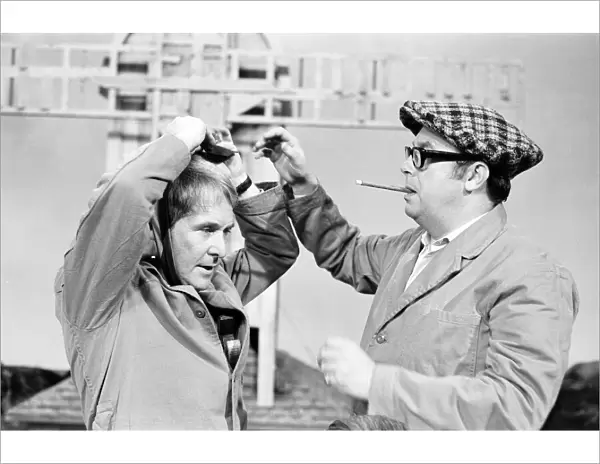 Rehearsing Morecambe & Wise Christmas Show, 18th December 1973