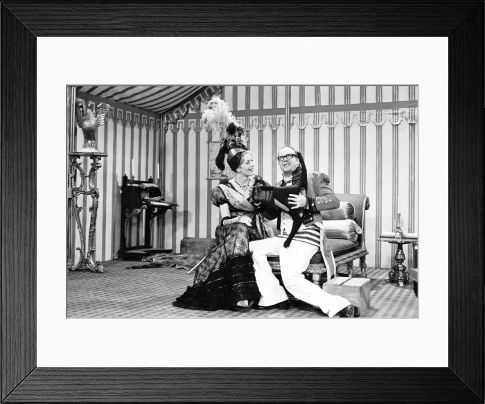 Framed Print : Rehearsing Morecambe & Wise Christmas Show, 18th December 1973 Framed Print : Rehearsing Morecambe & Wise Christmas Show, 18th December 1973