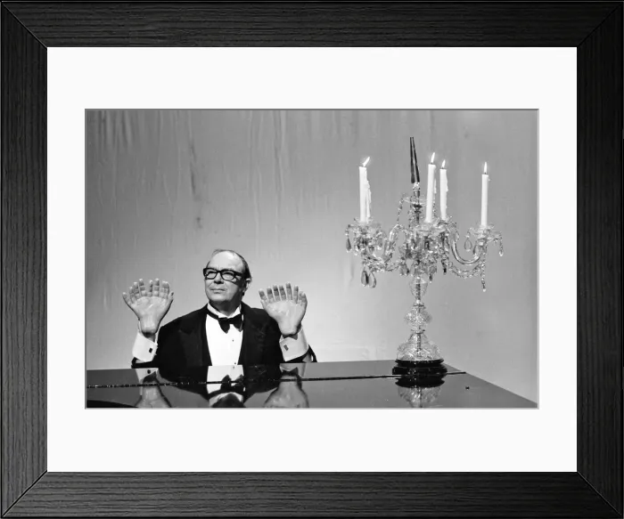 Framed Print : Rehearsing Morecambe & Wise Christmas Show, 18th December 1973. Eric Morecambe Framed Print : Rehearsing Morecambe & Wise Christmas Show, 18th December 1973. Eric Morecambe