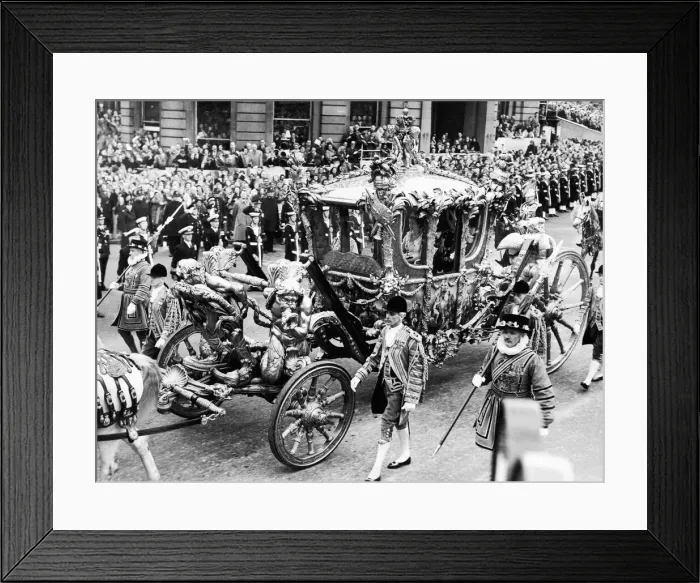 Framed Print : The Coronation of Queen Elizabeth II was the ceremony in which the newly ascended monarch Framed Print : The Coronation of Queen Elizabeth II was the ceremony in which the newly ascended monarch