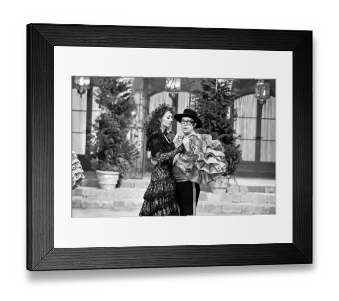 Framed Print : Rehearsing Morecambe & Wise Christmas Show, 18th December 1973