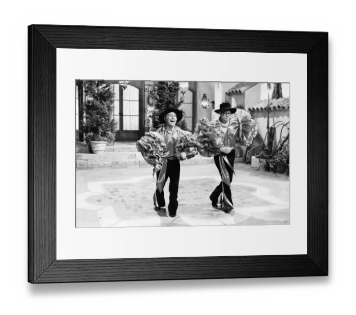 Framed Print : Rehearsing Morecambe & Wise Christmas Show, 18th December 1973