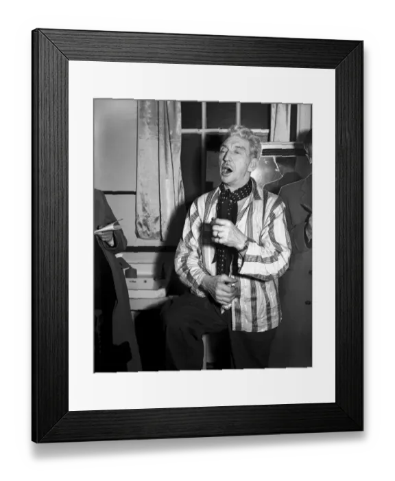 Framed Print : Frank Randle Comedian November 1953