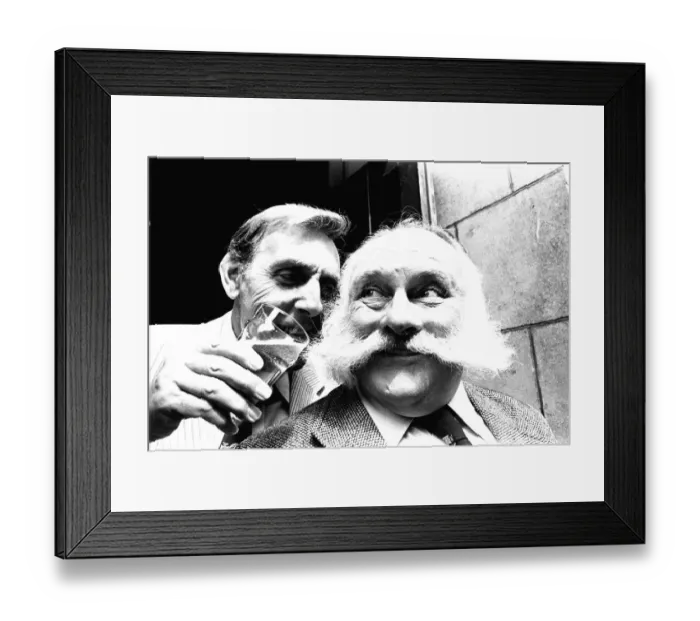 Framed Print : The cast of Big Bad Mouse at the Theatre Royal, Newcastle, on 10th June, 1980